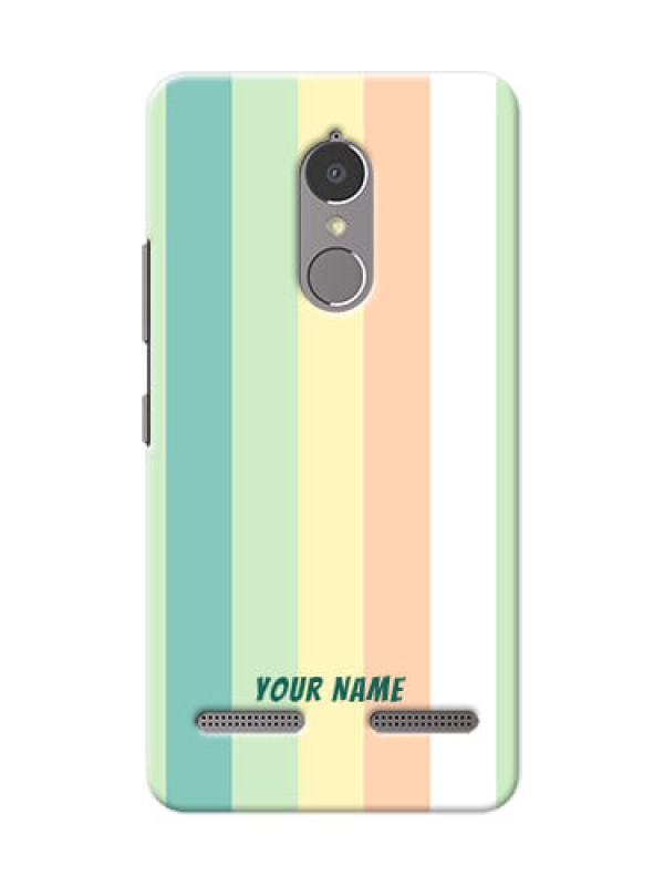 Custom Lenovo K6 Power Back Covers: Multi-colour Stripes Design