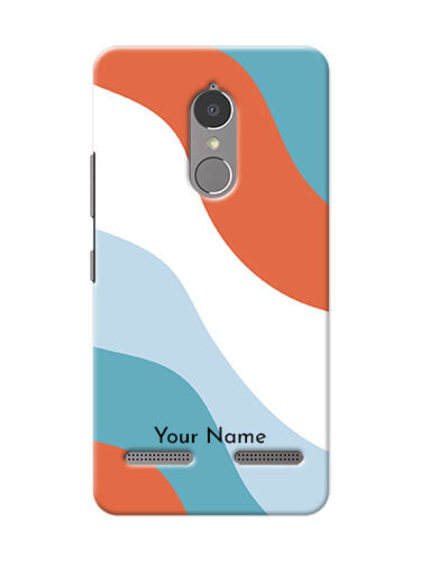 Custom Lenovo K6 Power Mobile Back Covers: coloured Waves Design