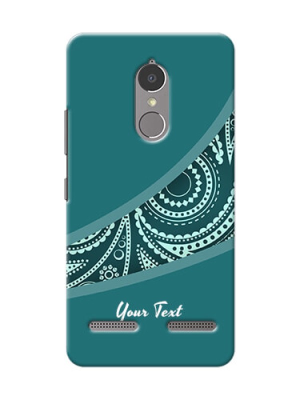 Custom Lenovo K6 Power Custom Phone Covers: semi visible floral Design