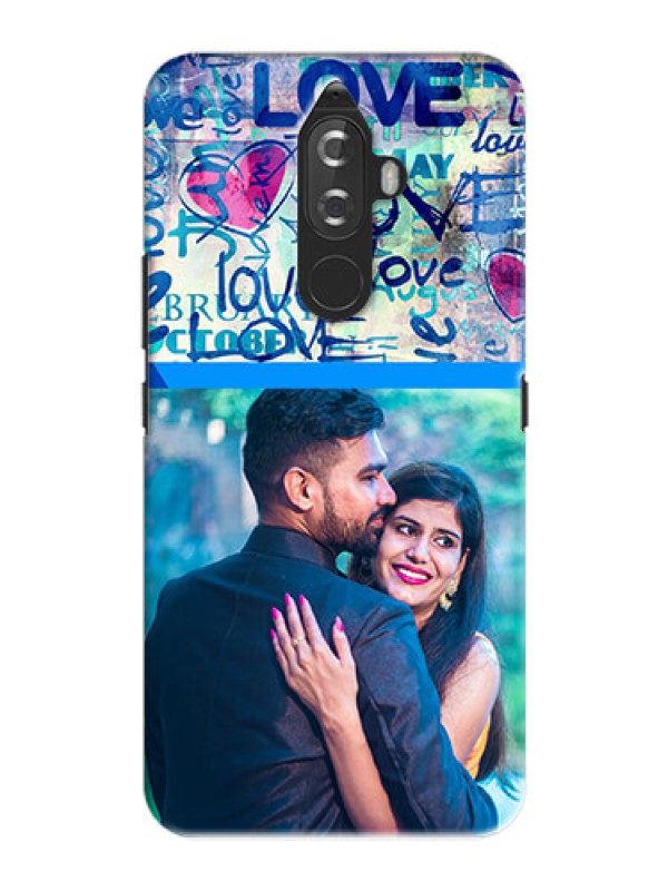 Custom Lenovo K8 Note Colourful Love Patterns Mobile Case Design