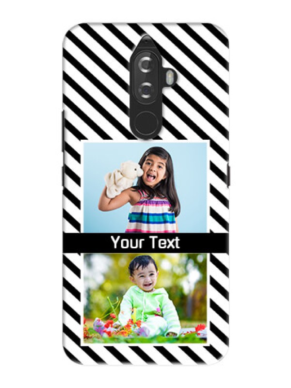 Custom Lenovo K8 Note 2 image holder with black and white stripes Design