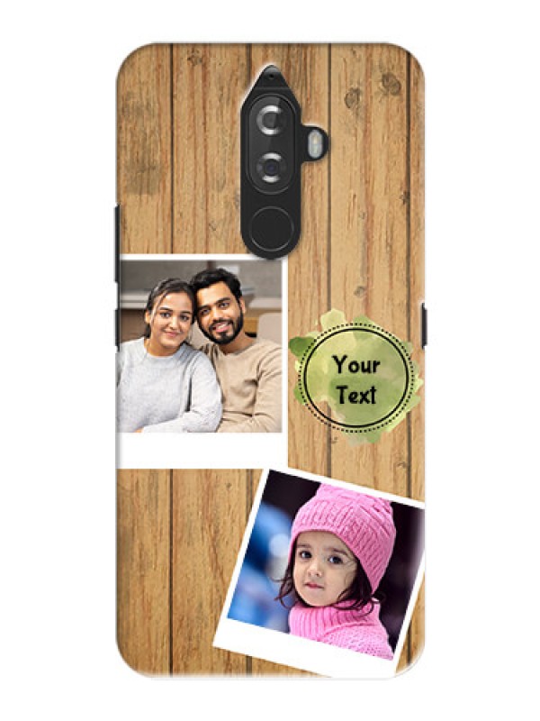 Custom Lenovo K8 Note 3 image holder with wooden texture  Design