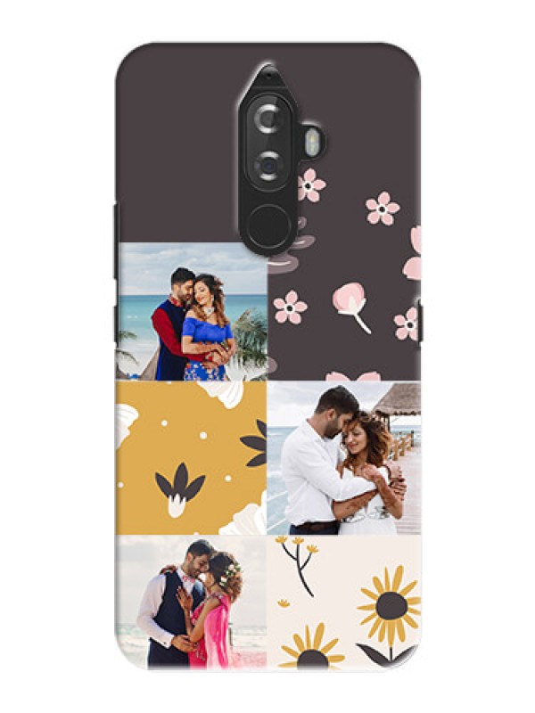 Custom Lenovo K8 Note 3 image holder with florals Design