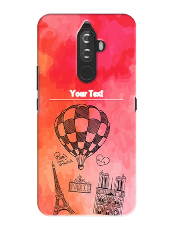 Custom Lenovo K8 Note abstract painting with paris theme Design