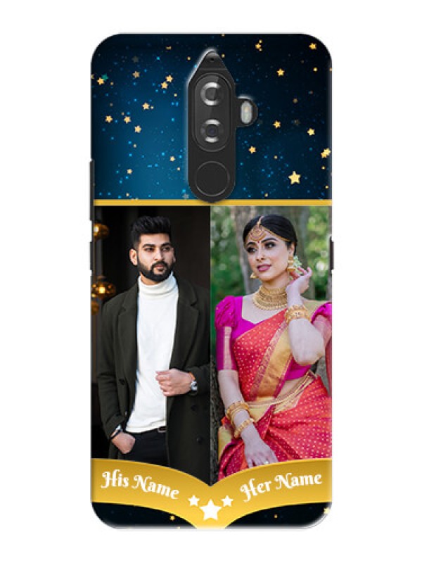 Custom Lenovo K8 Note 2 image holder with galaxy backdrop and stars  Design