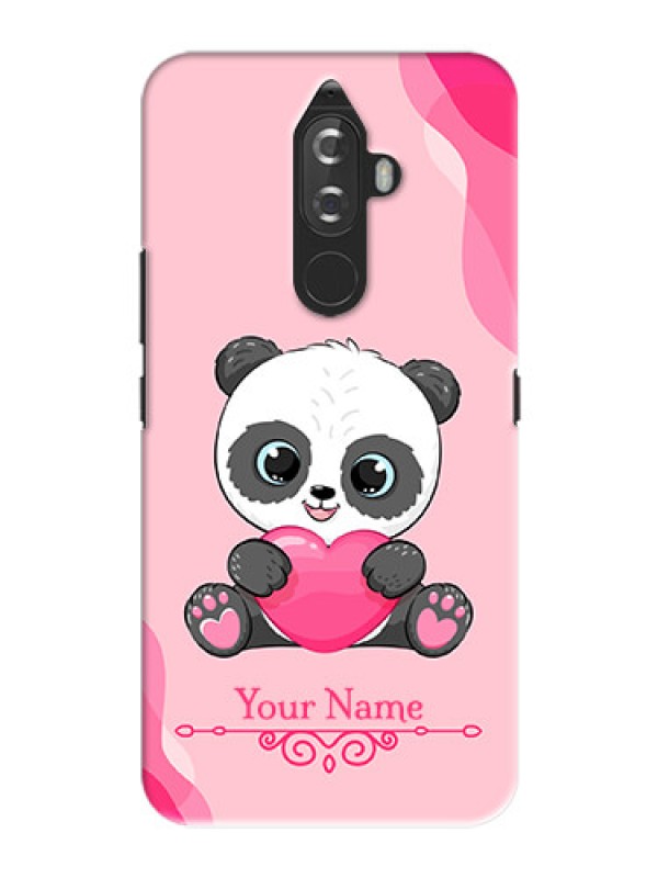Custom Lenovo K8 Note Mobile Back Covers: Cute Panda Design
