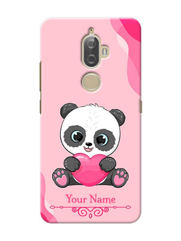 Custom Lenovo K8 Plus Mobile Back Covers: Cute Panda Design