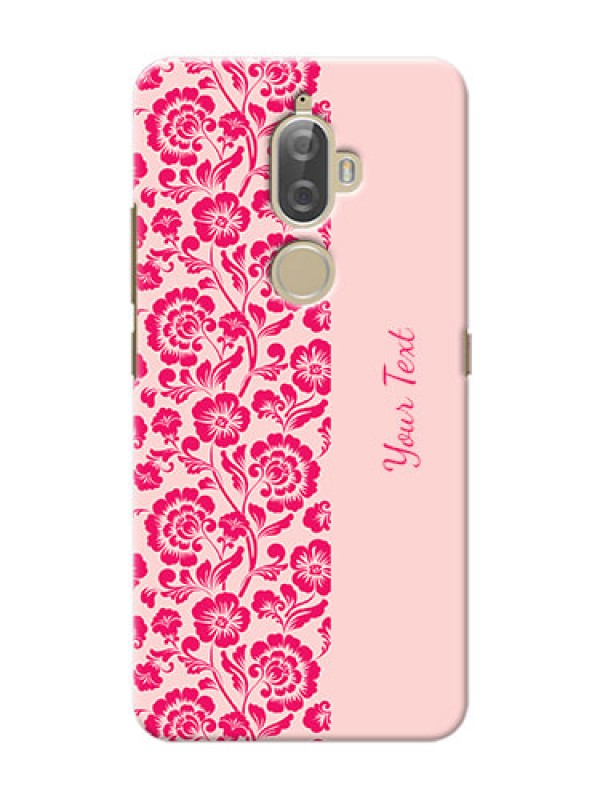 Custom Lenovo K8 Plus Phone Back Covers: Attractive Floral Pattern Design