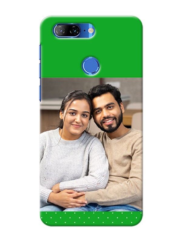 Custom Lenovo K9 Personalised mobile covers: Green Pattern Design
