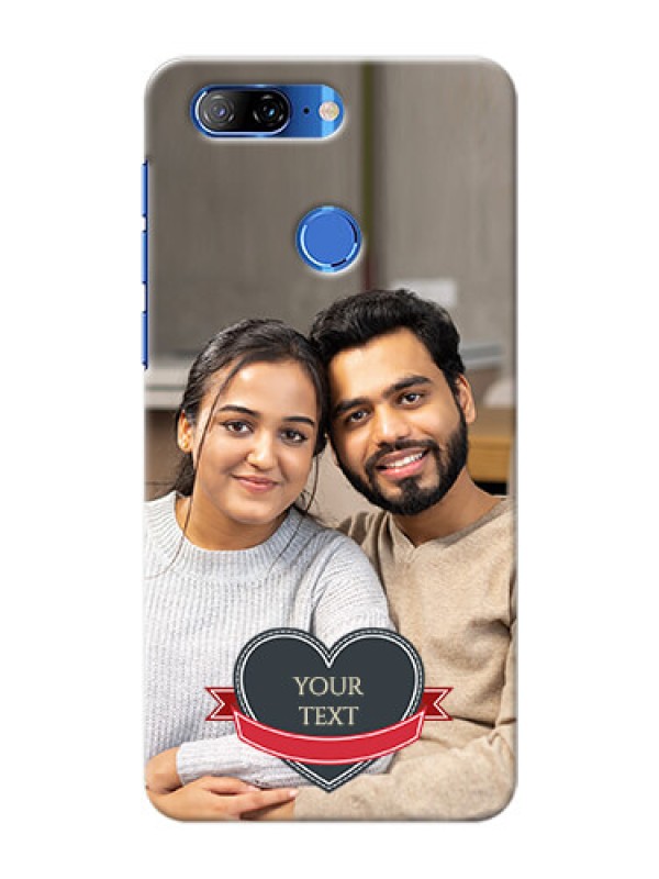 Custom Lenovo K9 mobile back covers online: Just Married Couple Design