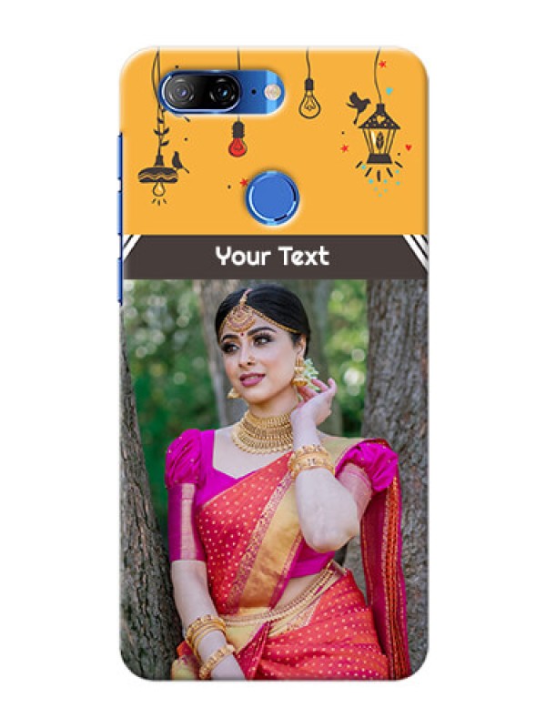 Custom Lenovo K9 custom back covers with Family Picture and Icons 