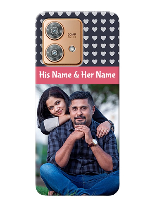 Custom Motorola Edge 40 Neo Custom Hard Phone Case - Love Symbols Design