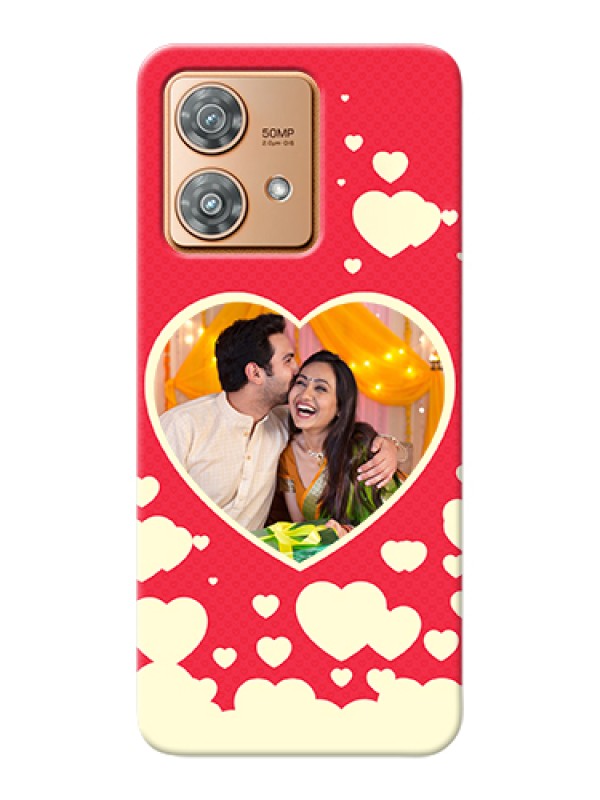 Custom Motorola Edge 40 Neo Custom Hard Phone Case - Love Symbols Phone Cover Design