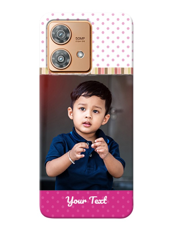 Custom Motorola Edge 40 Neo Custom Hard Phone Case - Cute Girls Cover Design