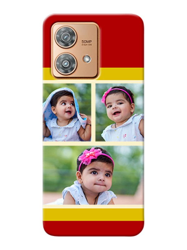 Custom Motorola Edge 40 Neo Custom Hard Phone Case - Multiple Pic Upload Design