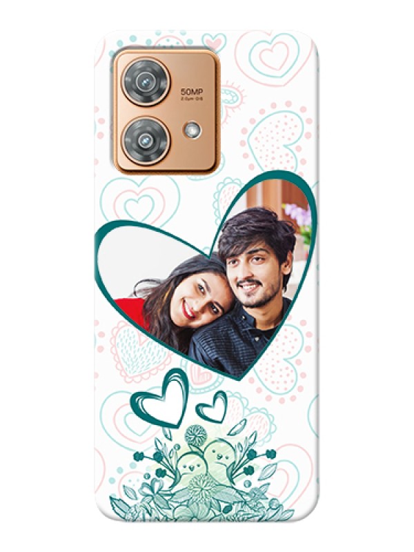 Custom Motorola Edge 40 Neo Custom Hard Phone Case - Premium Couple Design