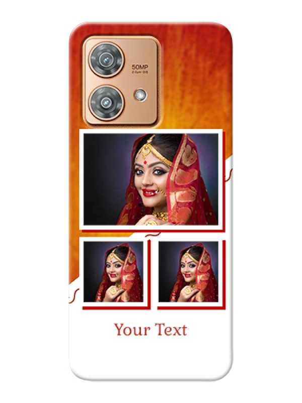 Custom Motorola Edge 40 Neo Custom Hard Phone Case - Wedding Memories Design