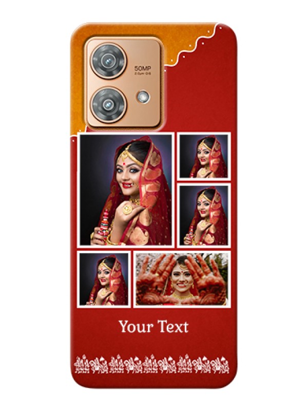 Custom Motorola Edge 40 Neo Custom Hard Phone Case - Wedding Pic Upload Design