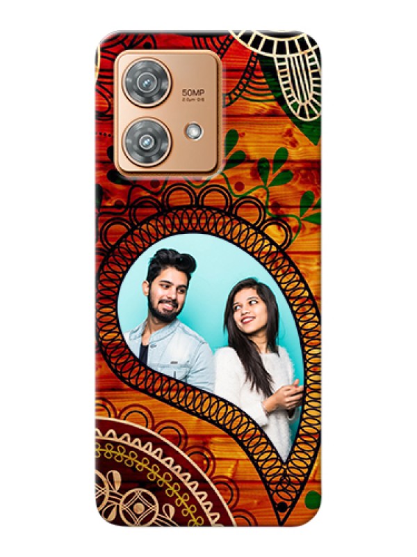 Custom Motorola Edge 40 Neo Custom Hard Phone Case - Abstract Colorful Design