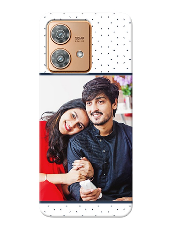 Custom Motorola Edge 40 Neo Custom Hard Phone Case - Premium Dot Design