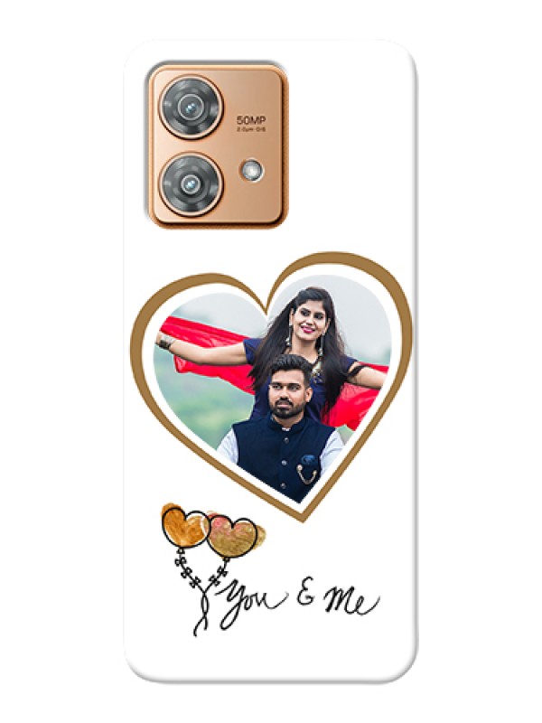 Custom Motorola Edge 40 Neo Custom Hard Phone Case - You & Me Design