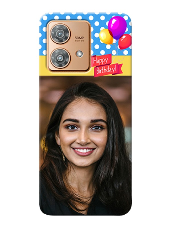 Custom Motorola Edge 40 Neo Custom Hard Phone Case - Happy Birthday Design