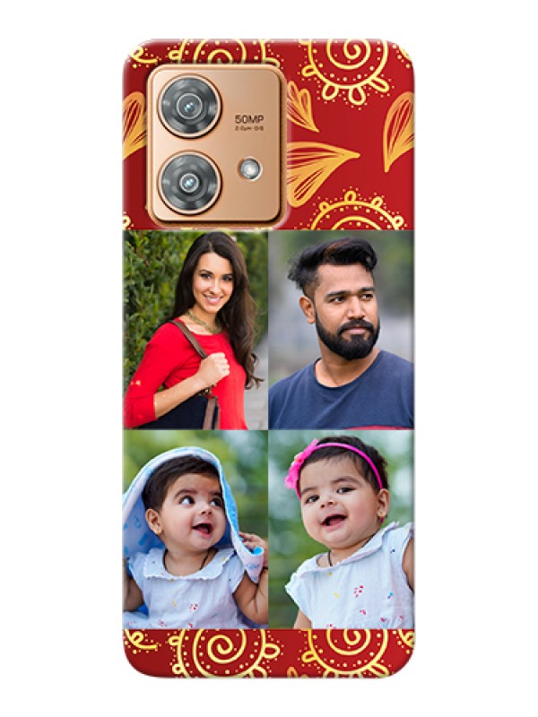 Custom Motorola Edge 40 Neo Custom Hard Phone Case - 4 Image Traditional Design