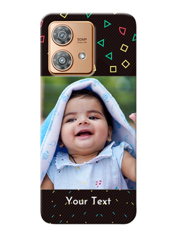 Custom Motorola Edge 40 Neo Custom Hard Phone Case - With Confetti Birthday Design