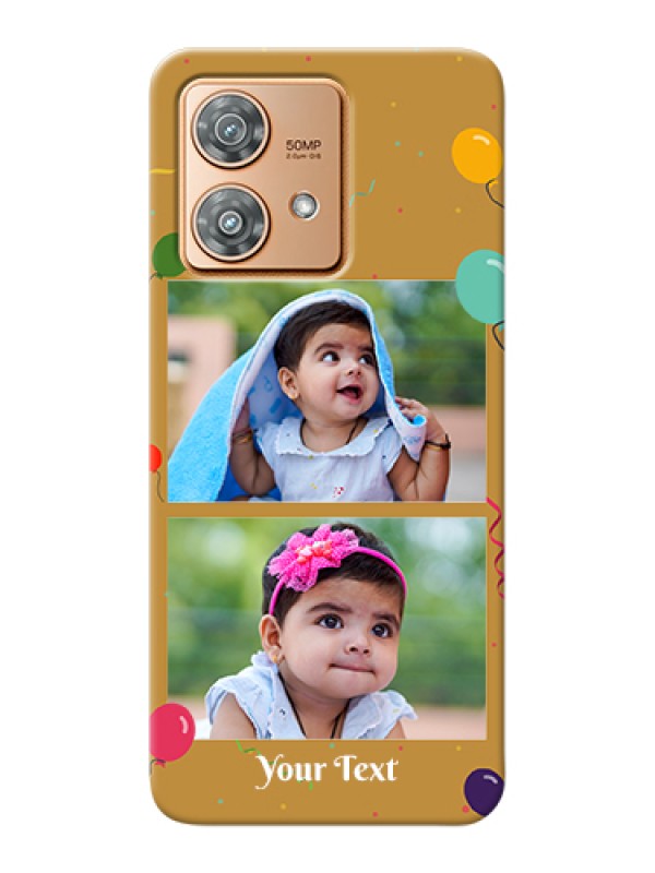 Custom Motorola Edge 40 Neo Custom Hard Phone Case - Image Holder With Birthday Celebrations Design
