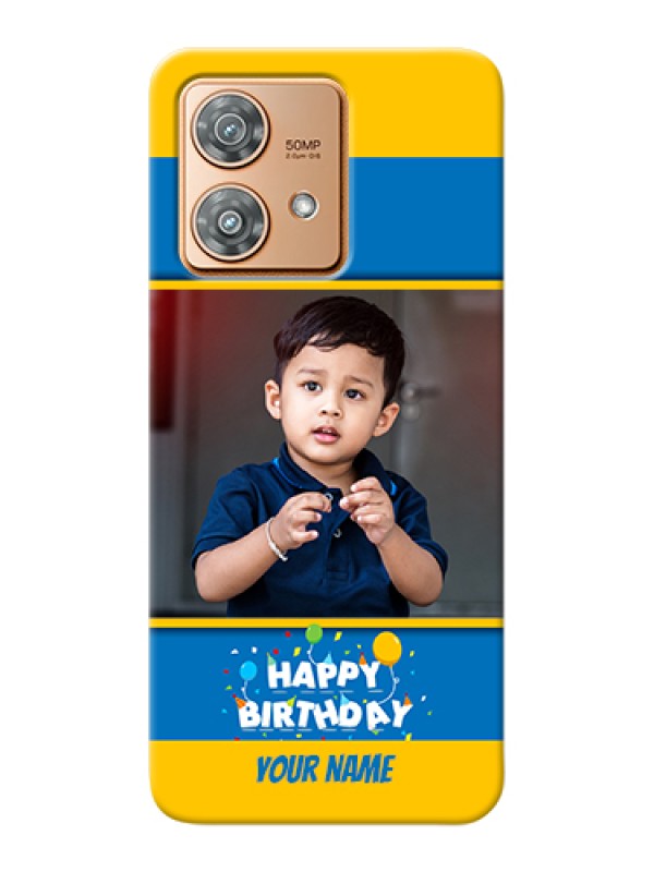 Custom Motorola Edge 40 Neo Custom Hard Phone Case - Birthday Wishes Design