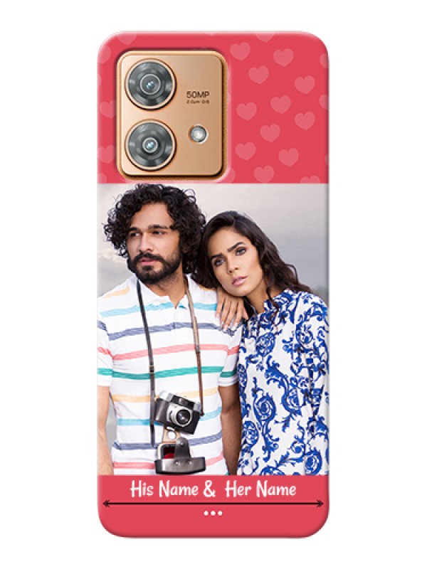 Custom Motorola Edge 40 Neo Custom Hard Phone Case - Simple Love Design