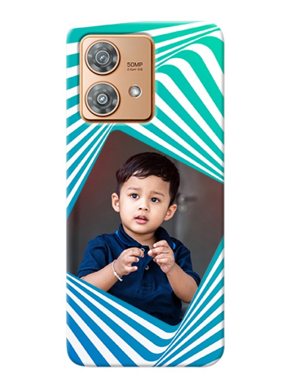 Custom Motorola Edge 40 Neo Custom Hard Phone Case - Abstract Spiral Design