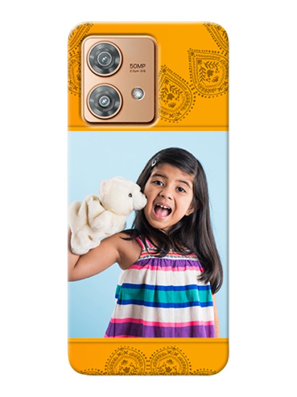 Custom Motorola Edge 40 Neo Custom Hard Phone Case - Photo Wedding Design