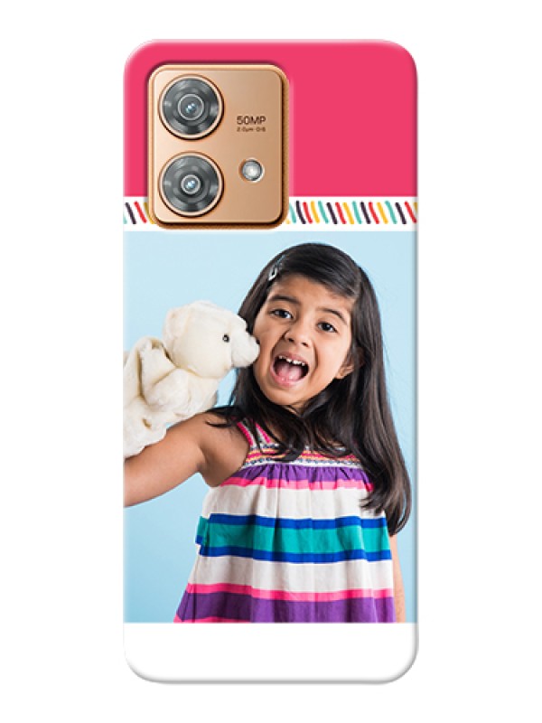 Custom Motorola Edge 40 Neo Custom Hard Phone Case - Line Art Design