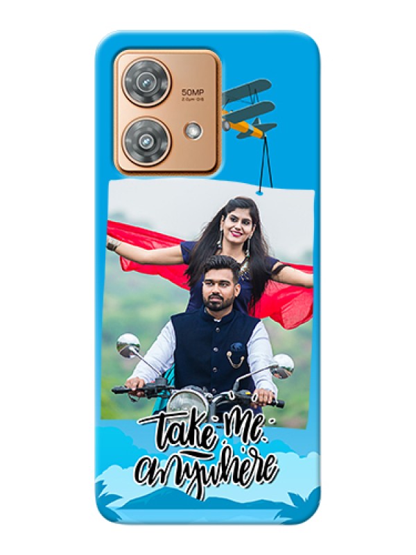 Custom Motorola Edge 40 Neo Custom Hard Phone Case - Traveller Design