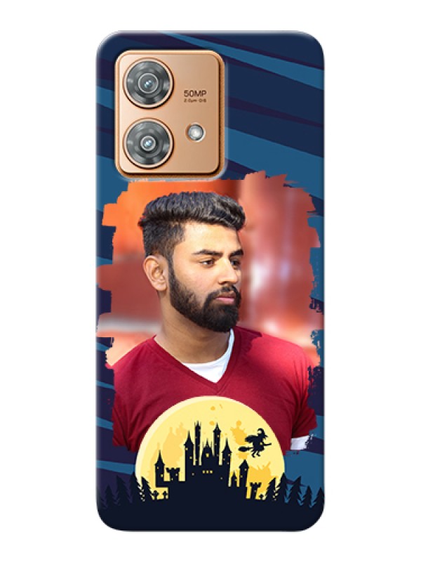 Custom Motorola Edge 40 Neo Custom Hard Phone Case - Halloween Witch Design