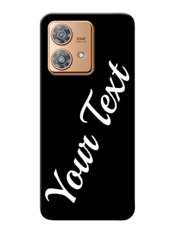 Custom Motorola Edge 40 Neo Custom Hard Phone Case - With Your Name Design