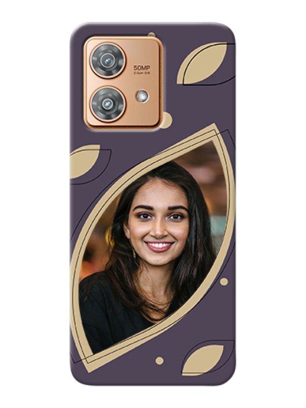 Custom Motorola Edge 40 Neo Custom Hard Phone Case - Falling Leaf Design