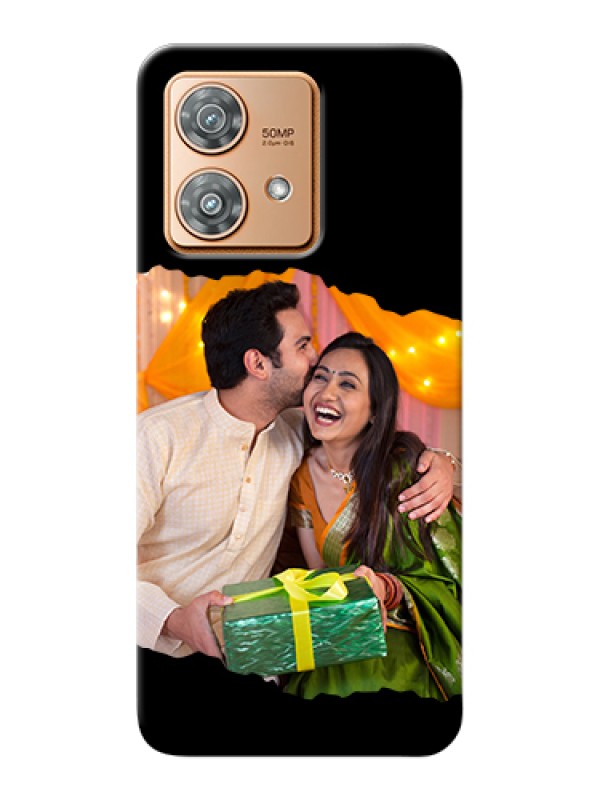 Custom Motorola Edge 40 Neo Custom Hard Phone Case - Tear - Off Design