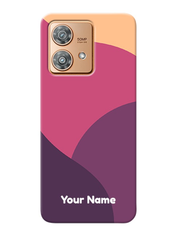 Custom Motorola Edge 40 Neo Custom Hard Phone Case - Mixed Multi - Colour Abstract Art Design