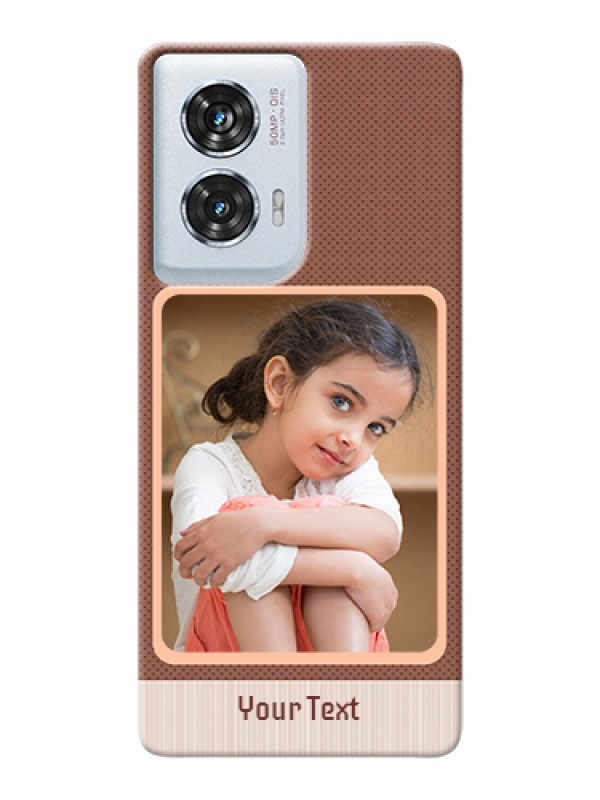 Custom Motorola Edge 50 Fusion Custom Hard Phone Case - Simple Pic Upload Design