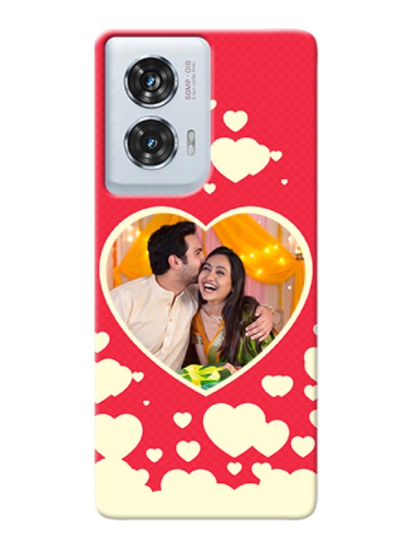 Custom Motorola Edge 50 Fusion Custom Hard Phone Case - Love Symbols Phone Cover Design