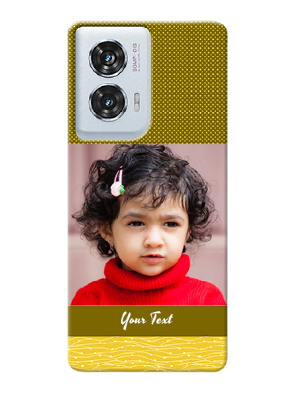 Custom Motorola Edge 50 Fusion Custom Hard Phone Case - Simple Green Color Design