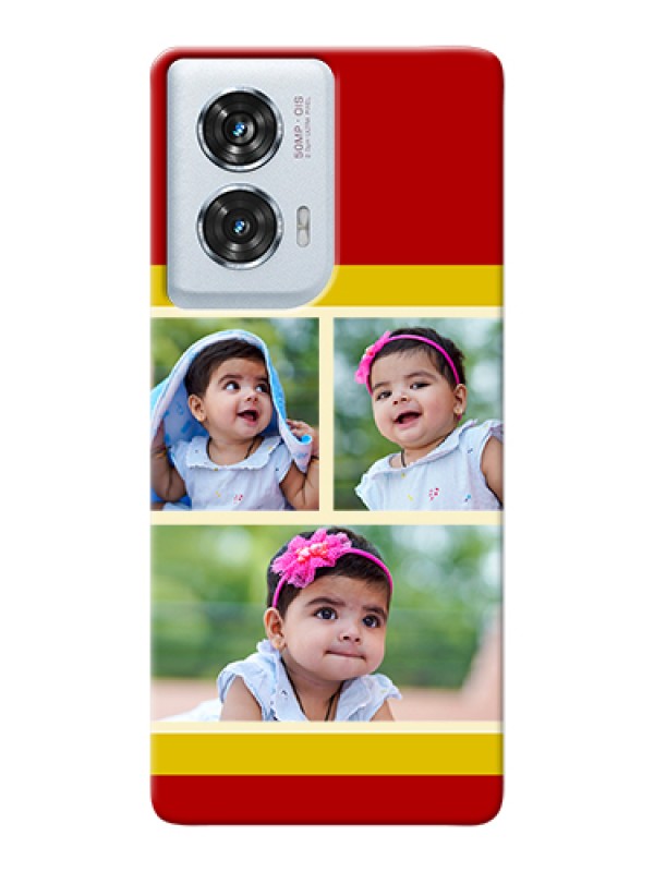 Custom Motorola Edge 50 Fusion Custom Hard Phone Case - Multiple Pic Upload Design