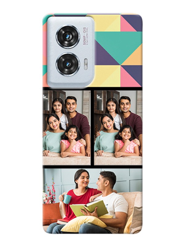 Custom Motorola Edge 50 Fusion Custom Hard Phone Case - Bulk Pic Upload Design