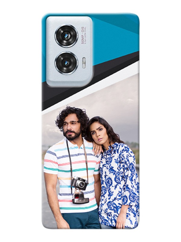 Custom Motorola Edge 50 Fusion Custom Hard Phone Case - Simple Pattern Photo Upload Design