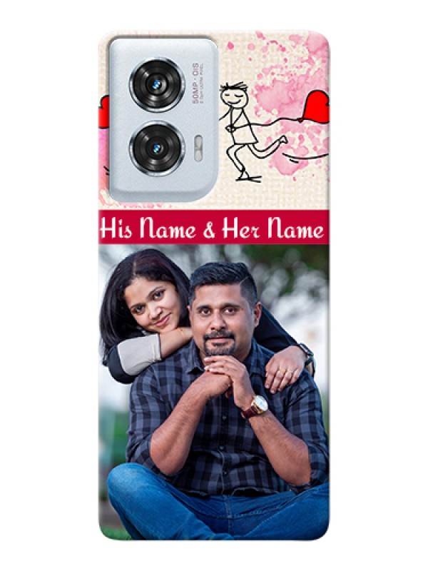 Custom Motorola Edge 50 Fusion Custom Hard Phone Case - You And Me Case Design