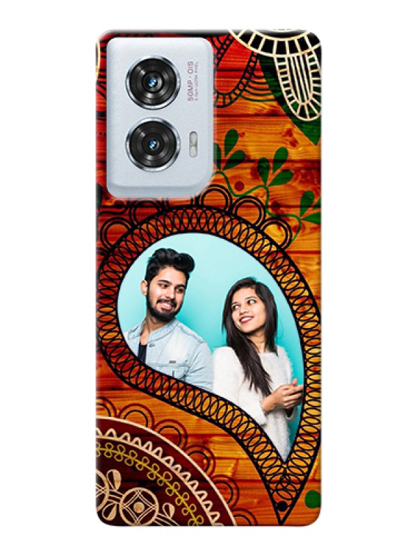 Custom Motorola Edge 50 Fusion Custom Hard Phone Case - Abstract Colorful Design