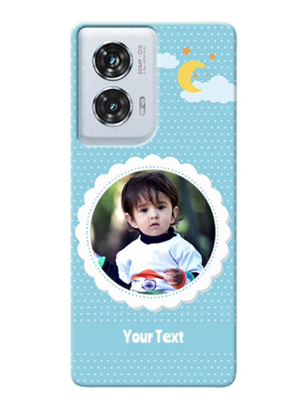 Custom Motorola Edge 50 Fusion Custom Hard Phone Case - Violet Pattern Design