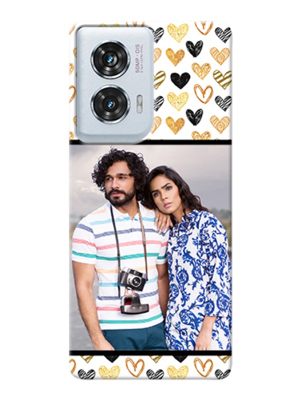 Custom Motorola Edge 50 Fusion Custom Hard Phone Case - Love Symbol Design